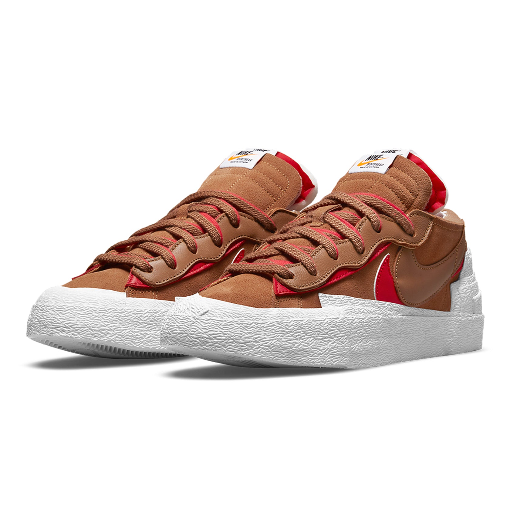 Nike Blazer Low sacai British Tan – SOLEBLESSING