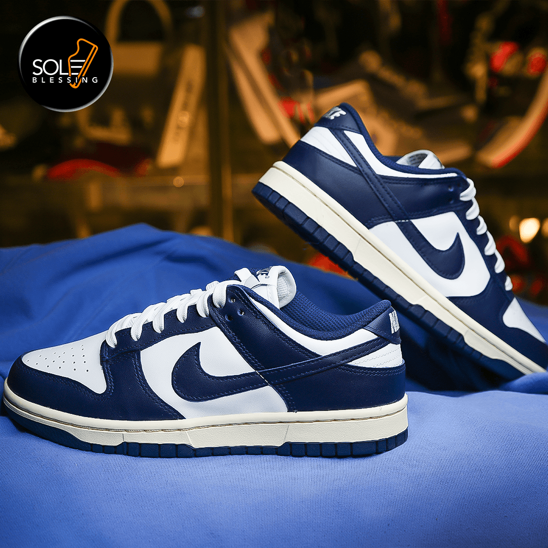 Nike Dunk Low Vintage Navy (W) – SOLEBLESSING
